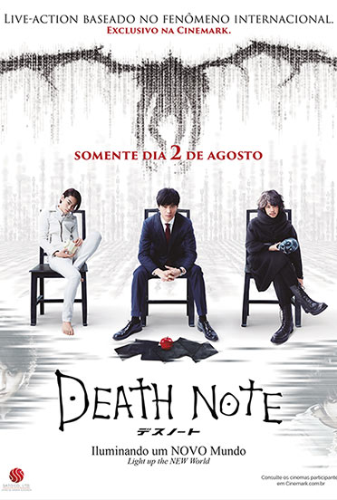 Curitiba terá exibição exclusiva da trilogia de Filmes do Death Note! - Shinobi Spirit
